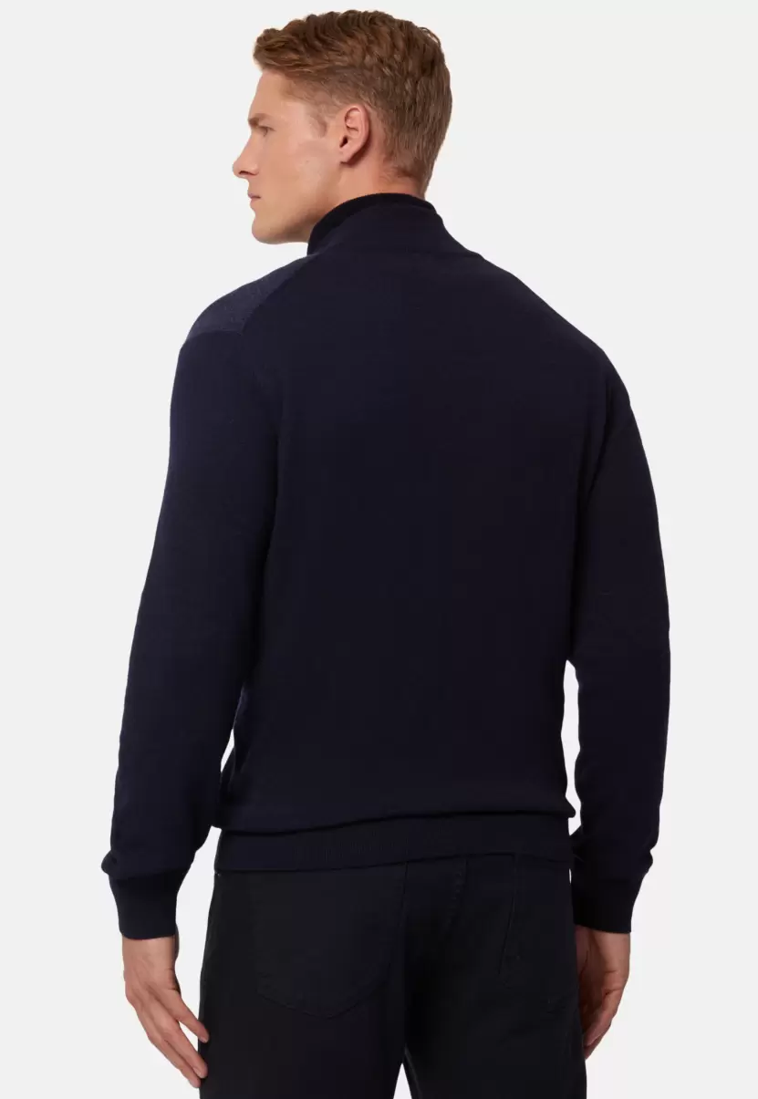 Cashmere Blend Full Zip Sweater Tricots Homme Boggi Milano - 2