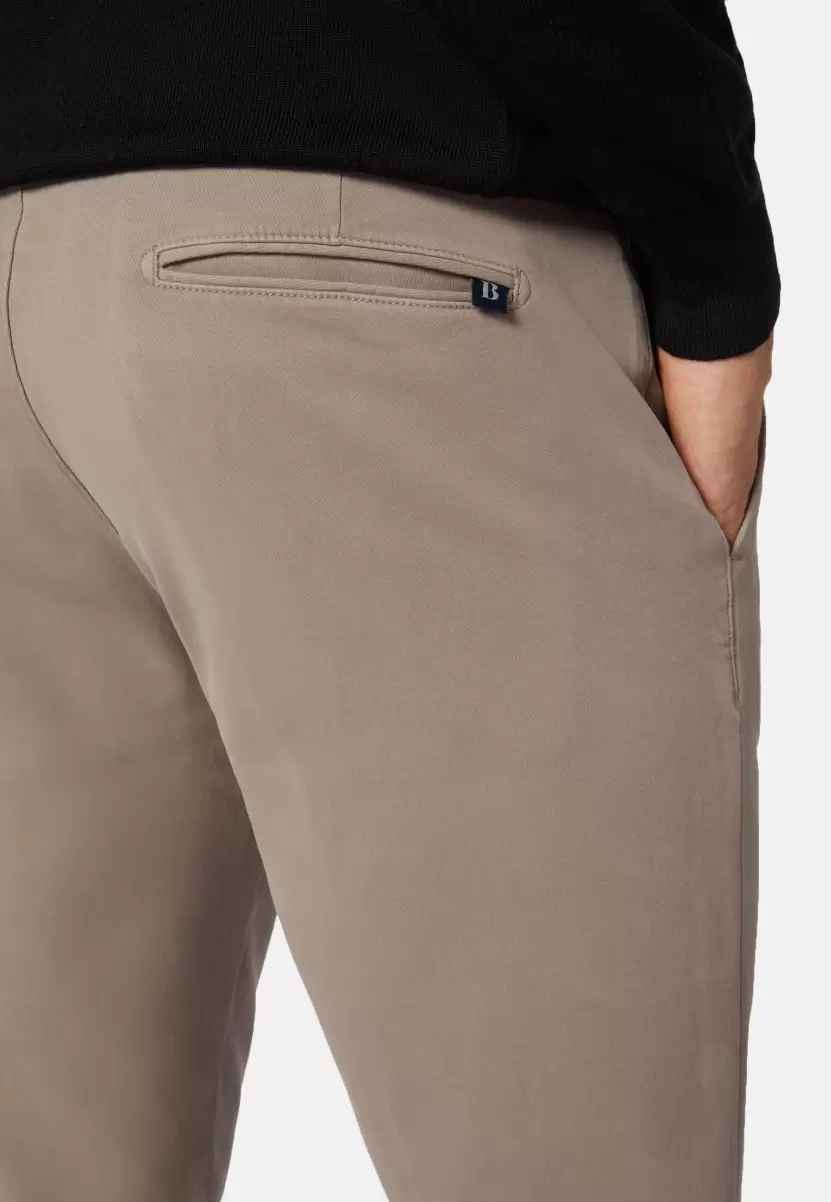 Boggi Milano Pantalon En Coton Extensible Homme Pantalons - 4