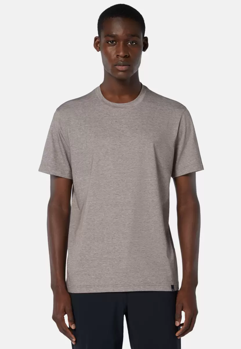 T-Shirts Boggi Milano Homme T-Shirt En Coton Nylon Tencel - 1