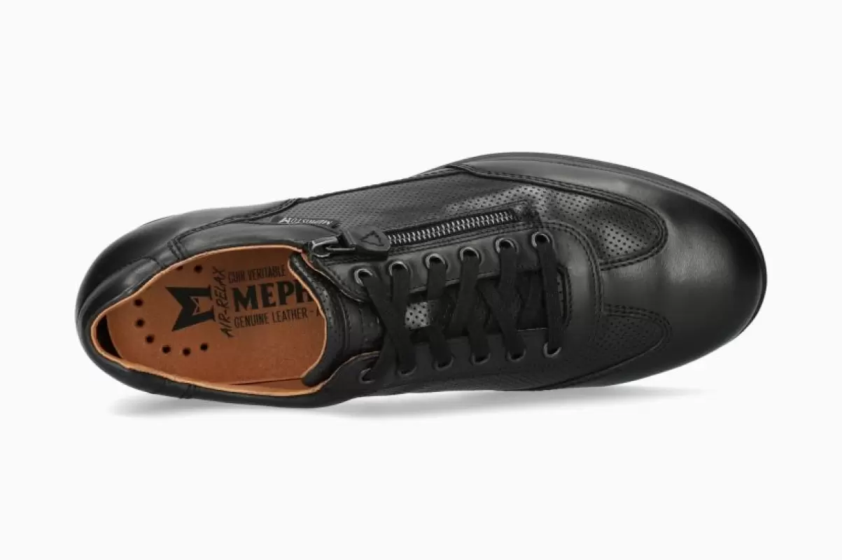 Sneaker Économique Homme Leon Noir Mephisto - 1