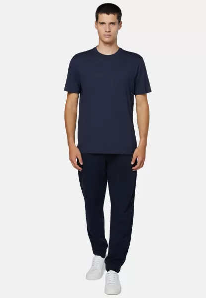 Boggi Milano T-Shirts Homme Ss Mixed Cotton T-Shirt