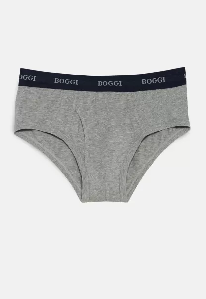 Sous-Vêtements Et Pyjamas Boggi Milano Slip En Jersey De Coton Stretch Homme