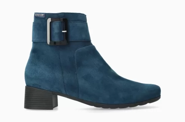 Campagne Bleu Paon Gianina Mephisto Femme Chaussures