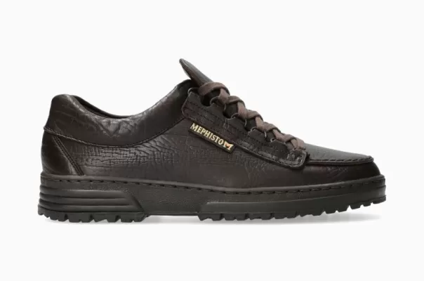 Unique Mephisto Cruiser Homme Brun Fonce Chaussures Outdoor